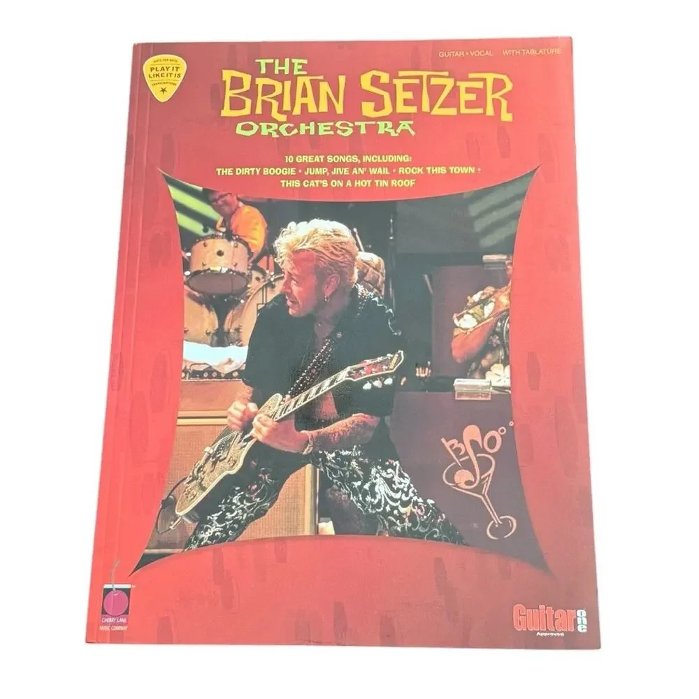 Brian Setzer‎ Orchestra Guitar Vocal Tablature Songbook Hal Leonard Jump Jive